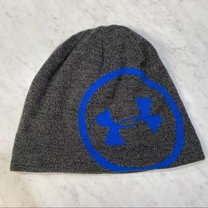 Under Armour coldgear infrared beanie grey blue